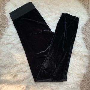 NWOT BCBGMaxAzria Mason velvet leggings